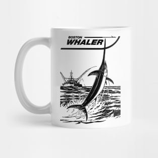 Boat in Boston // Pencil Sketch Mug